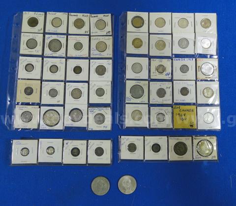 SILVER Coin Album Pages β 50 Coins β Oldest Coin 1917