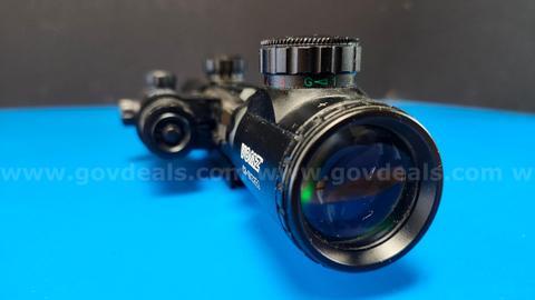 VOMZ C3-9x32EG Tactical Illuminated Riflescope with Side-Mounted Laser Sight