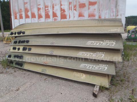 10 flat bottom John boats used, sold together