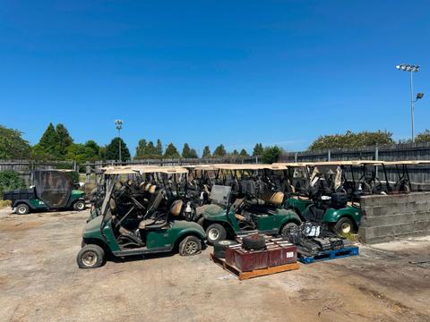 1 Lot of 31 Electric Golf Carts