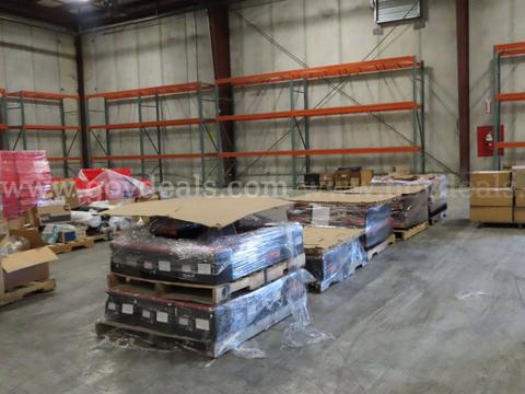 5 Pallets of used batteries