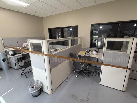 Cubicle Workstations, Electronics, Office Chairs, File Cabinets and PPE, Qty 2 C