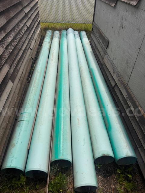 8” SDR-35 PVC Sewer Pipe (IPEX) – Approx. 7–8 Sections