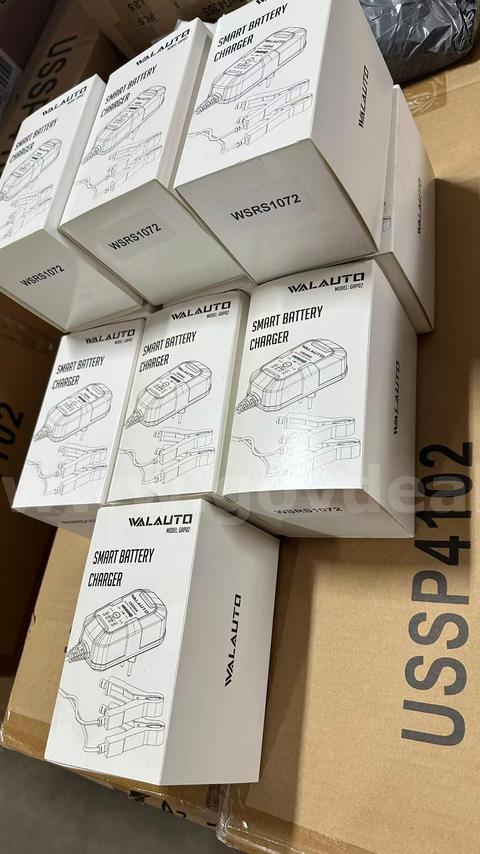 SHIPPING AVAILABLE BRAND NEW Lot of 20 Walauto GAP02, Fully-Automatic Smart Battery Charger, Maintainer 1-Amp(A3-4A)