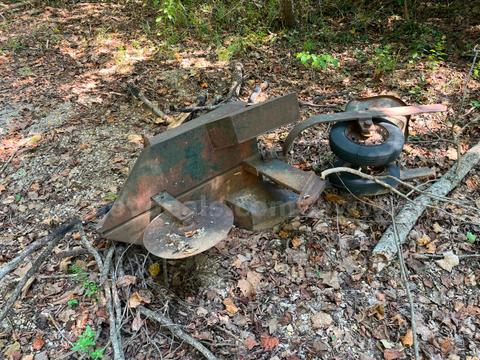 Antique tree planter