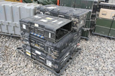 Lot of 6 US Military Pelican / Hardigg Style Cases