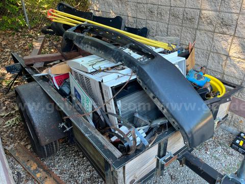 One lot of scrap metal (trailer not included)