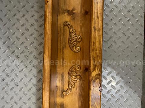 (2) Wooden Wall Shelves