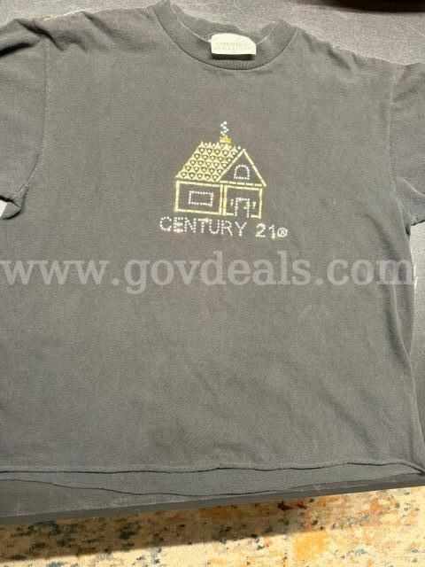 Vintage, Rhinestone, "Century 21" T-Shirt, Excellent Condition, Size Large