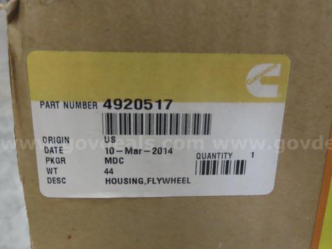 Flywheel housing (inspection/pickup by appointment only)
