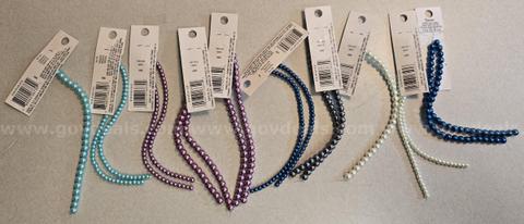 Darice Assorted Glass Pearl Beads (Juneau)