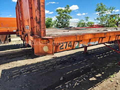 1976 Great Dane 45ft T/A Flat Bed Trailer