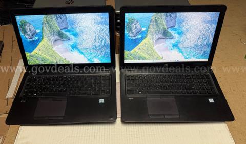 2 Units - Fully Functional HP ZBook i7 Intel Core Workstation Laptop 1TB Hard Drive - Win 11 Pro OS