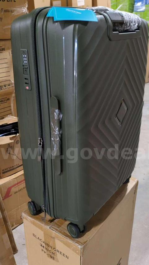 SHIPPING AVAILABLE BRAND NEW Blackish Green 24 inch Luggage (SU-01)