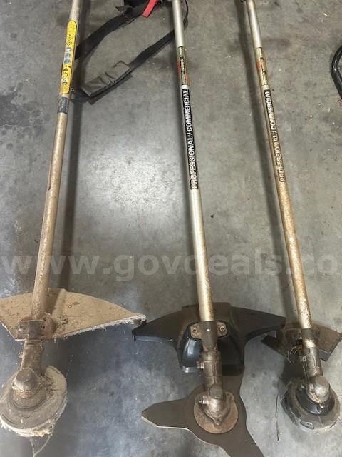 3 weedeaters PARTS ONLY 1 Husqvarna 2 Robin