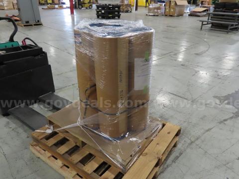 5 rolls of ribbed floor mats