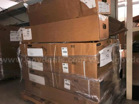 Lot of Fellows Brand ESI Adjustible third leg & desk bases