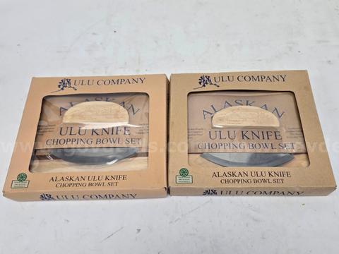 Ulu Knife and Chopping Bowl Sets (Anchorage, AK)