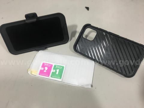 Lot of 136 iPhone 12/12 Pro Case Heavy-Duty Holster Lined Cover Combo + Tempered Glass (NIB)