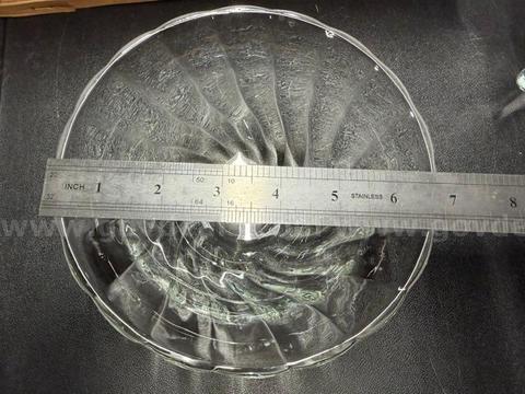 Vintage, Victoria by Hocking, Swirl Optic Serving Bowl, Excellent Condition, No Defects