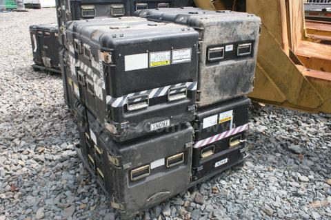Lot of 4 US Military Pelican / Hardigg Style Cases