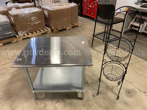 Stainless Steel Table & Fruit Holder (ID #45720) (G04-1L) (26-0299-1) 310