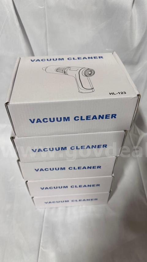SHIPPING AVAILABLE Lot of 5 Cordless Handheld Vacuum Cleaner HL-123 Pro, 3-in-1 Vacuum/Blow/Air Pump for Car(32-01)