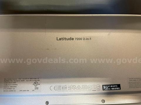 Dell Latitude 7200 2-in-1 (ID# 45958) (D-Case) (No UPC) ($10)