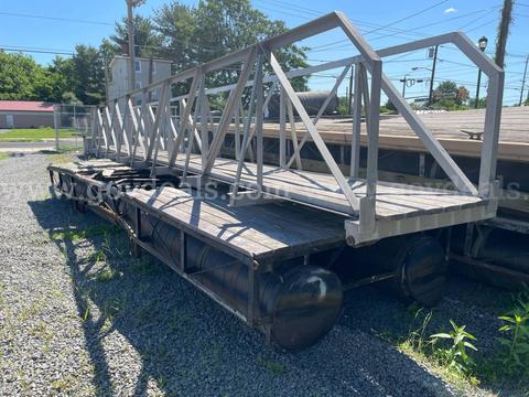 Lot of Twelve (12) Floating Docks w/Ramp
