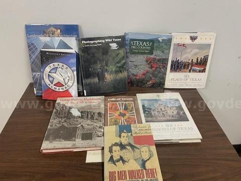 Lot of 72 Texas Collection Books (5 Boxes)
