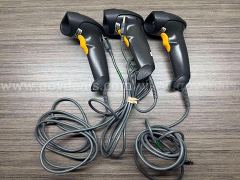 2013/2014 Symbol LS2208 General Purpose Handheld 1D Bi-Directional Laser Barcode Scanner (Lot of 3)