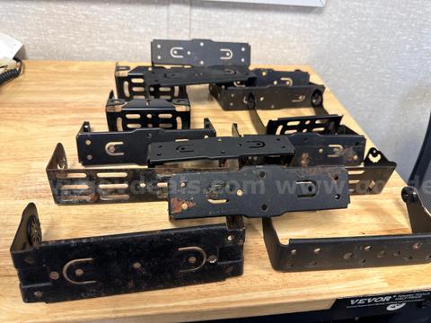 Miscellaneous lot of radio brackets