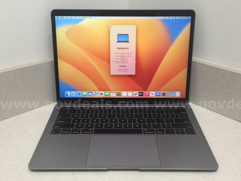 Apple MacBook Air 2019 - Intel I5-8210Y 1.60 GHZ, 8GB RAM, 128GB SSD, Ventura