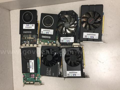 7 Mixed Graphics cards