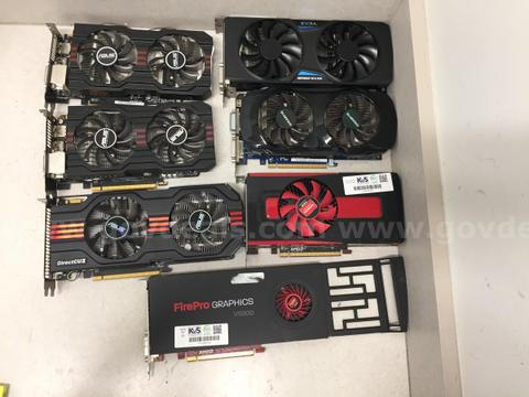 7 Mixed Graphics cards