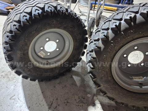 Lot of 2 Smithco wheels & tires