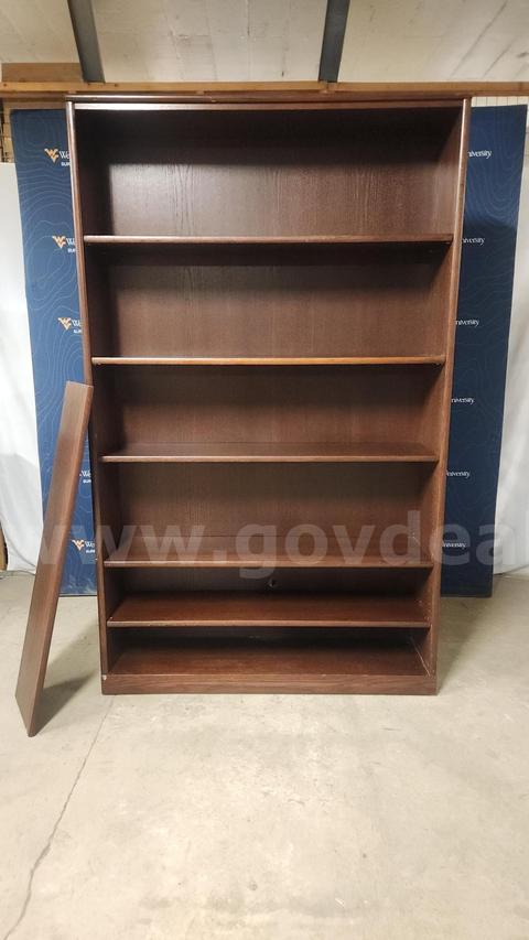 Large wooden bookshelf
