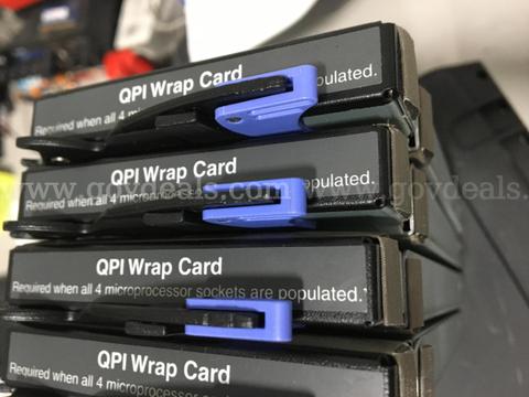 Lot of 4  IBM QPI Wrap Card 46M0000
