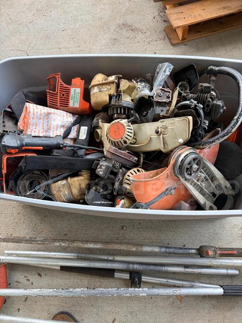 Assortment of Stihl parts for Trimmers, blowers and cut off saw