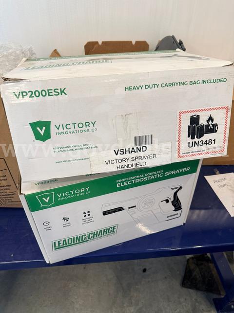 NEW Victory Innovations VP200ESK Professional Cordless Electrostatic Sprayers (Lot of 2)