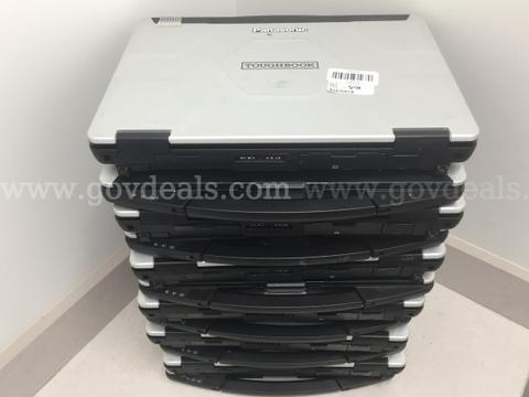 Lot of 12 Panasonic ToughBooks CF-54-2 Laptops, NO DRIVES/OS