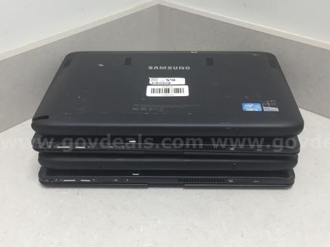 Lot of 4 Samsung XE700T1C Laptops, NO OS