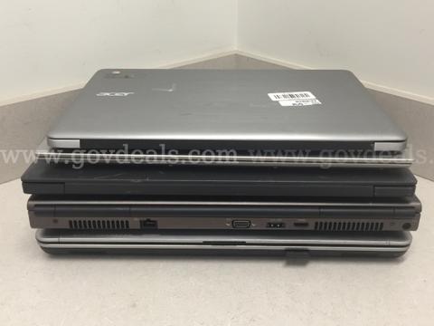 Lot of 5 Mixed brand Laptops NO OS