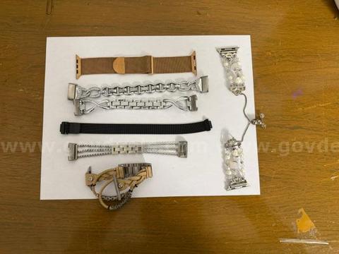 (7) Used Apple Watch Bands, Various Sizes
