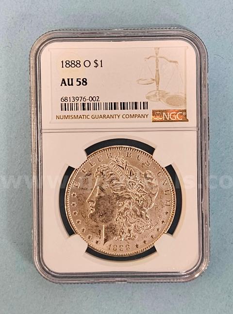 1888 O Morgan Silver Dollar Coin