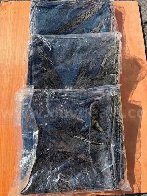 LOT OF 3 Packages of 10 (Total of 30) Decorative Textile Pillow Covers Modern Outdoor Color Black *WILL SHIP*