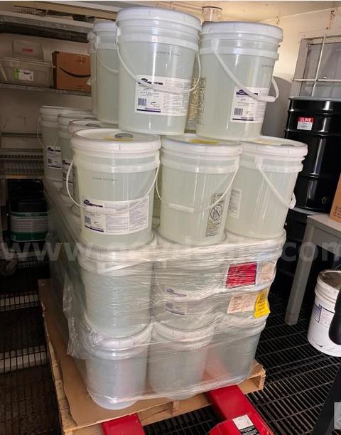 (52) 5 Gallon buckets of General Fungicide, Bactericide Sanitizer.