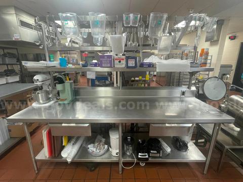 Double Prep Table (Welded Back to Back)