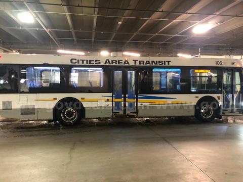2010 NEW FLYER 35 FOOT DIESEL BUS