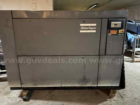 Atlas Copco Model GA 75 75-HP Air Compressor